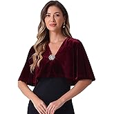 Allegra K Velvet Cardigan for Women's Cocktail Party Bell Sleeve Open Front Cropped Shrug Bolero