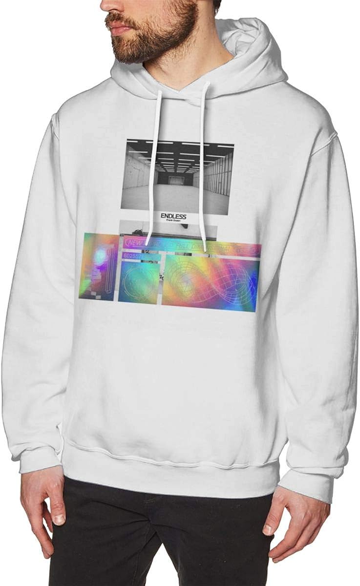 Amazon.com: Wdnmddm Frank Ocean Endless Men's Classic Hoodie White Medium: Clothing
