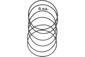 Kinetic Wares HHRING Compatible with GXWH40L, GNWH38S, GXWH30C, GXWH35F, GNWH38F (6 Pack)