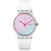 Swatch New Gent Biosourced Unisex Watch Casual Polymer White Quartz Waterproof Polawhite