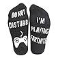 Prettyui Do Not Disturb,I'm Gaming Funny Ankle Socks - Gamer Socks - Perfect Gamers Gift for Game Lovers - Christmas Birthday Halloween Present