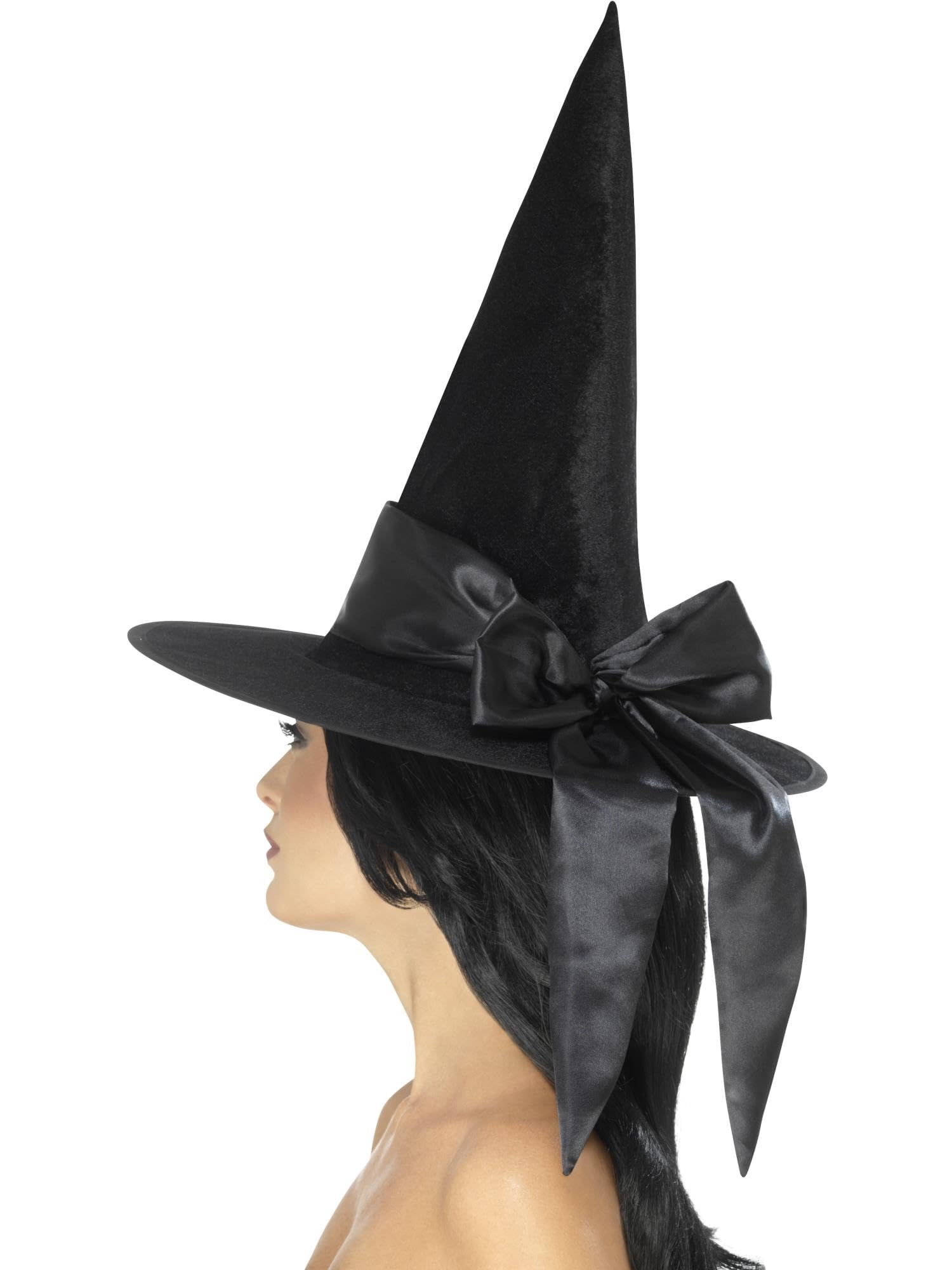 Deluxe Witch Hat with Black Bow