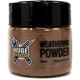 Huge Miniatures Jet Black Weathering Powder - 30ml Pigment For Model Detailing (WP127)