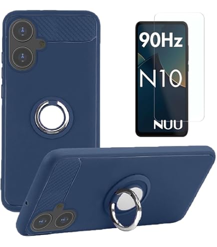 Amazon.com: bojioderf Case Compatible for NUU Mobile B30 5G Phone Case Cover  [with Tempered Glass Screen Protector] PC + Silicone [360 Metal Ring,  Magnetic Car Mount] CSKB-LV : Cell Phones & Accessories