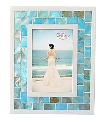 GIFTME 5 Picture Frame 5x7 Mother of Pearl Mosaic