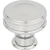 Atlas Homewares A100-CH Oskar Collection Knob, Polished Chrome