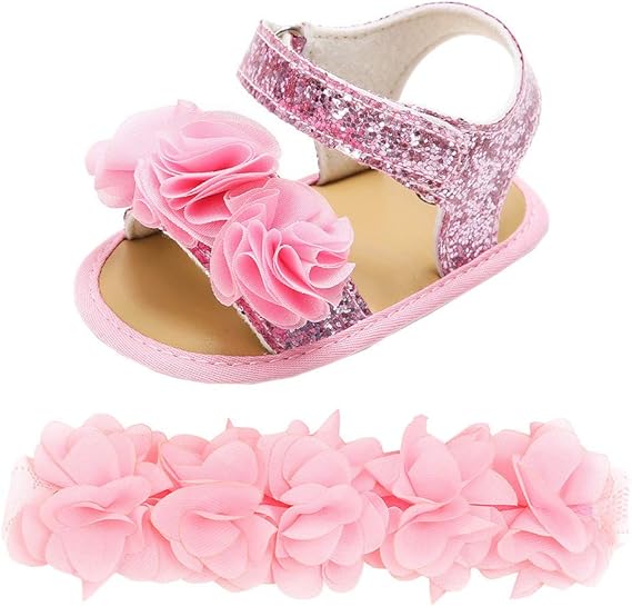 baby girl first walker sandals
