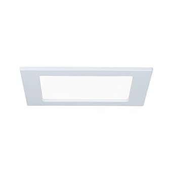 Paulmann Leuchten Paulmann 92065 Einbaupanel eckig Deckenleuchte 12W Licht 4000K Neutralweiß LED Panel Weiß IP44 spritzwasser