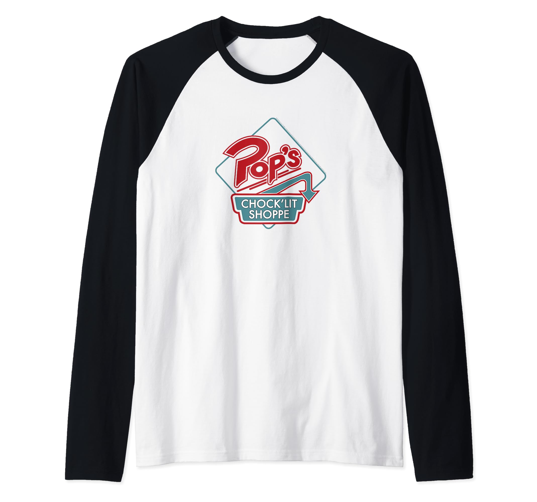 Riverdale Pop's Chock'lit Shoppe Raglan Baseball Tee