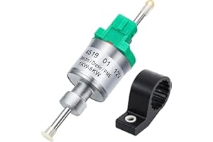 UMONIE Low Noise 12v Diesel Heater Fuel Pump With Filter Function Electric Kit for 24V 2KW 5KW 8KW Air Diesel Parking Heater Compatible with Webasto Eberspacher D2 D4 D5 Airtronic