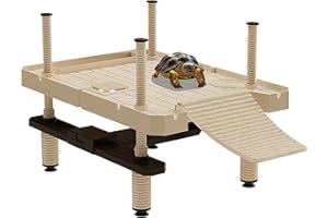 Xixibuy Large Basking Platform for Aquatic Turtles - Floating Dock for Turtle Lovers (Size: L)