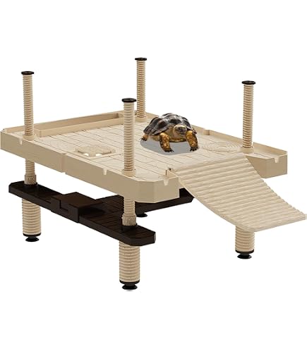 Plateforme Flottante Pour Tortue TEMU-SC - Île Basking Avec échelle, Ventouses, Décoration Aquarium