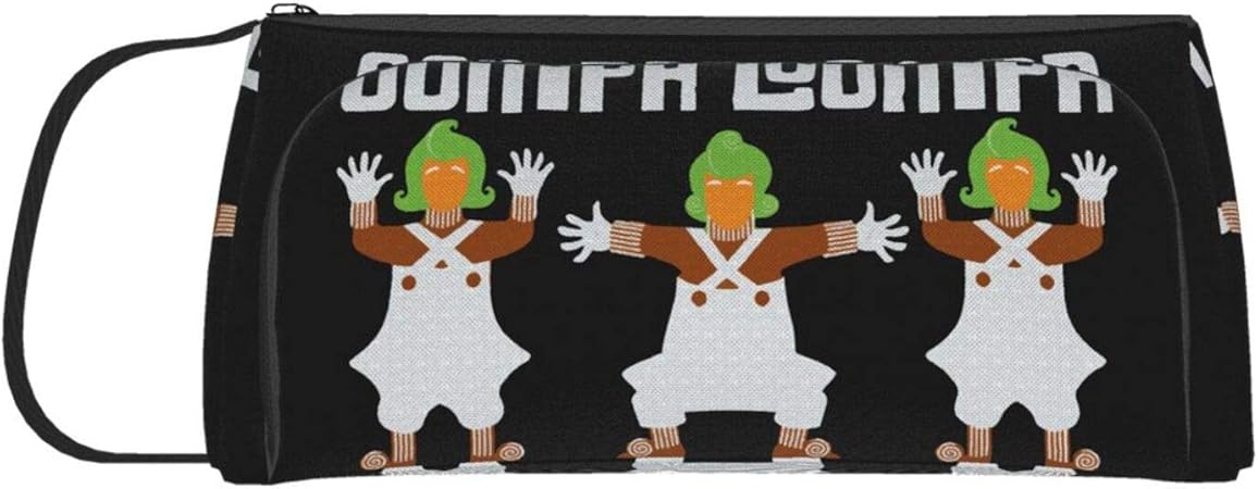 Amazon ペンケース ウンパルンパ Oompa Loompa 文具 収納 持ち運び 多機能 文房具 バッグ おしゃれ ジッパー付き筆入れ 多層キャンバス 中学生 高校生 シンプル 入学ギフト 化粧ポーチ ペンケース 文房具 オフィス用品