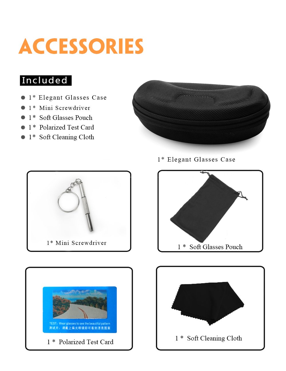 PROSHADE Classic Polarized Wayfarer Sunglasses Square for Men Women 55mm Driving Metal Arms Tortoise Frame Brown Lens (Brown & Brown)