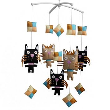 cat baby mobile