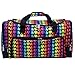 Wildkin Kids Weekender Duffel Bag – Carry-On Size for School, Travel, & Sleepovers - Rainbow Hearts