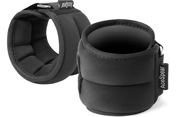 AceSpear Ankle Weights Sets for Men Women Kids 1lb 2lb 3lb 4lb 5lb Leg Weights Arm Wrist Weights Gym for Foot Exercise Traini
