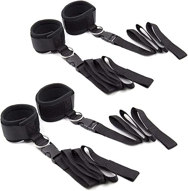 Amazon Com Yufengs Under Bed Straps With Sponge Filling Wrist Ankle Cuffs Bondage Bed Straps Flirting Sex Toy Clothing