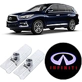 Jfsotls Never Fade Car LED Door Logo Projector Ghost Shadow Light, Compatible with QX56 2004-2010 QX60 2014-2017 JX35 2013-2017 Car Accessories