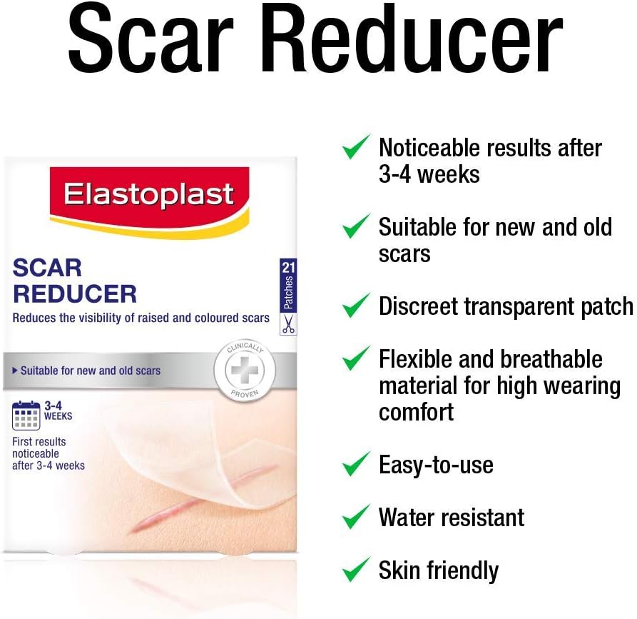 Elastoplast Scar Reducer Plasters (21 Plasters), Quick and Convenient Scar Cover Up Treatment - Image 3