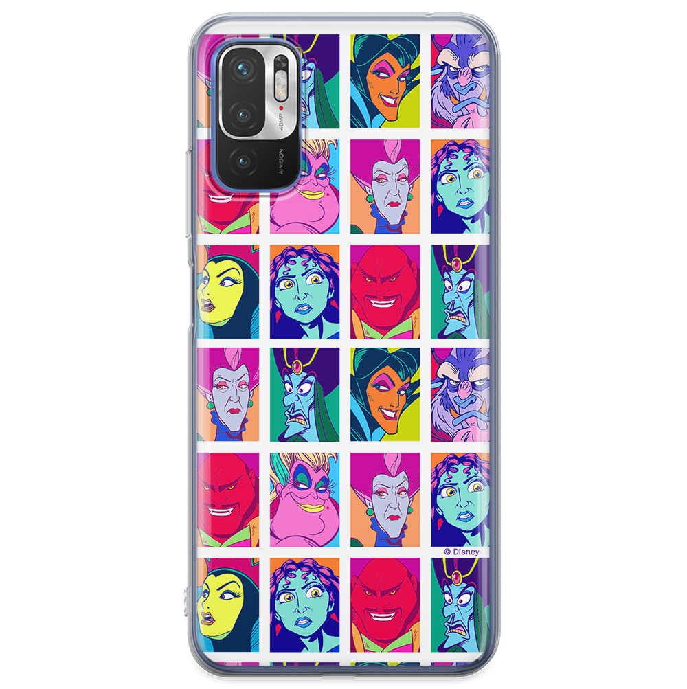 ERT GROUP mobile phone case for Xiaomi REDMI NOTE 10 5G / POCO M3 PRO original and officially Licensed Disney pattern Disney Villains 002 adapted to the shape of the mobile phone, case made of TPU