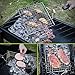 RJQ BBQ Grilling Basket, Portable Stainless Steel Grilling Basket for Kitchen/Outdoor Grill with Long Handle for Vegetable Fish Shrimp and Many Other Food.