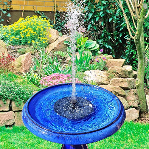 3 Hiluckey+Solar+Fountain+Standing+Garden