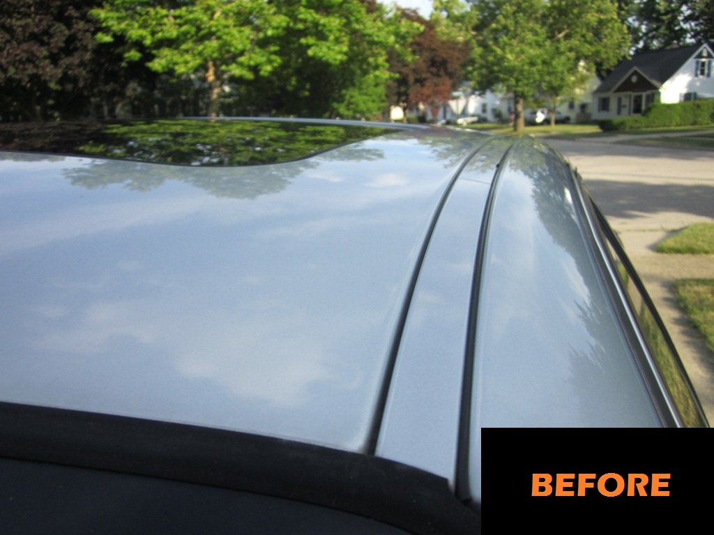 20022007 MITSUBISHI LANCER CARBON FIBER ROOF TRIM MOLDINGS 2PC 2003