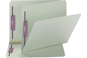 Smead Pressboard Fastener Folder, Letter, Straight, 25 Per Box (14910)