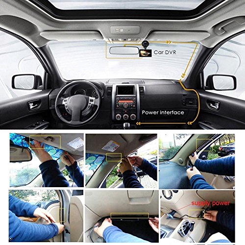 Dash Cam, Samjat FHD 1080P 140 Wide Angle Dash Camera for Cars DVR Vehicle Dashboard Camera Recorder with 16GB SD Card 2.7" TFT Display G-Sensor Night Vision Loop Recording,Vehicle On-dash Video