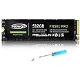 Fikwot FN501 Pro 512GB NVMe SSD - M.2 2280 PCIe Gen3 x4 Internal Solid State Drive with Graphene Cooling Sticker, Up to 3,500