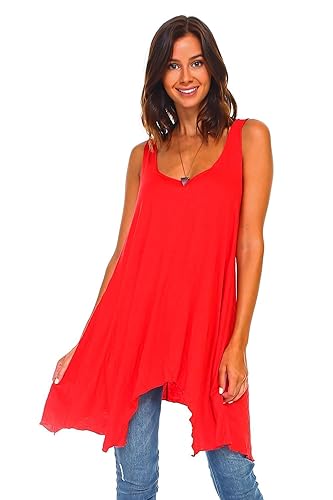 red tunic dress plus size
