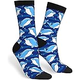 JKJOJIA Novelty Socks For Men Women, Funny Crazy Crew Socks Casual Dress Socks Gifts