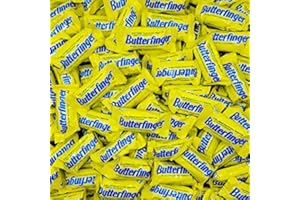 SWEETSOME Butterfinger Fun Size Chocolate Bar – Crispy, Crunchy, Peanut-buttery Butterfinger Bars – Fun size individual Wrapped Bulk Candy Pack (2 Pound)
