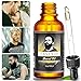 30ml Beard Oil with Comb, TASEYAR Natural Moustache Growing Oil Beard Shaping Tools Fragrance Free Leave in Conditioner with Jojoba Oil for Beard Hair Growth