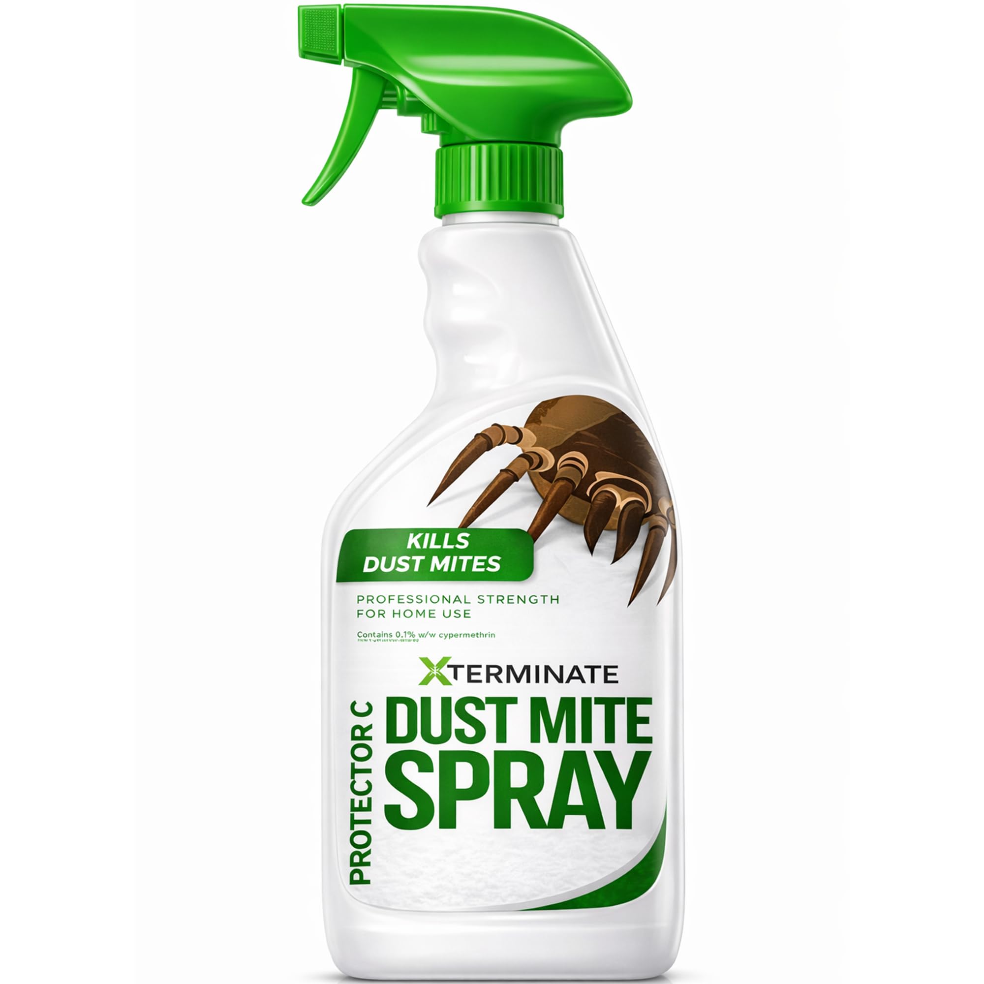 Xterminate Dust Mite Spray 1L HSE Approved and Licensed Killer Treatment Non-Staining. Ideal for Carpets, Upholstery, Bedding etc. Treats & Controls Re-infestation. Helps Prevent Allergies & Rashes