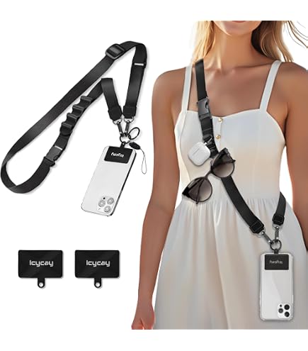 Amazon.com: Azrra Adjustable Crossbody Phone Lanyard: Universal