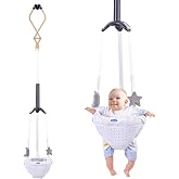 Baby Jumper Doorway, Baby Door Jumper with Adjustable Strap, Baby Jumper for Indoor/Outdoor Play, Easy to Assemble &amp; Store (Ideal Gift for 6-24 Months)