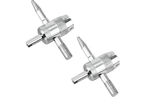 4pcs 4-Way Valve Core Tools, 4-in-1 Tire Valve Tool Valve Stem Core Remover Tire Valve Stem Puller Valve Stem Removal Tool fo