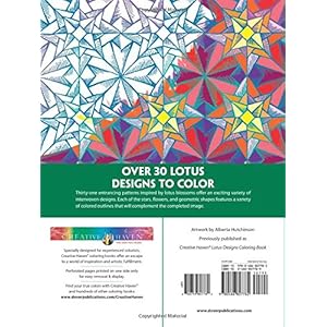 Creative Haven Lotus: Designs with a Splash of Color (Adult Coloring)