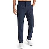 Libin Mens Golf Pants Stretch Work Dress Pants 30"/32"/34" Quick Dry Lightweight Casual Comfy Trousers with Pockets
