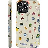 Generic Case Compatible with iPhone 14 Pro Max - Hybrid Durable Shockproof Phone Cover,Cases for Woman Girl - Lemon Fruit Flower Fish Aesthetic