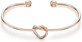 PAVOI 14K Gold Plated Forever Love Knot Infinity Bracelets for Women | Gold Bracelet for Women