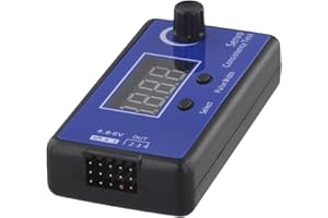 RC Tester HJ ESC Consistency Tester for RC Helicopter Aircraft Car Digital Analog Signal Output with 4-Channel Synchronous Co