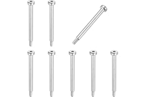 MECCANIXITY 8 Pcs 304 Stainless Steel Shoulder Bolt 5mm Shoulder Dia 50mm Shoulder Length M4x0.7 Thread Hex Socket Shoulder Bolts for Hydraulic Injection Molding Machinery Industries