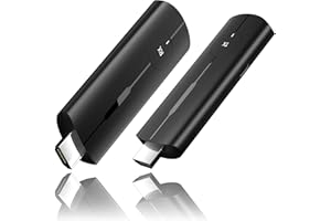 OSDTKRU Wireless HDMI Transmitter and Receiver, Plug & Play Portable Wireless HDMI Extender Kit for Streaming Video and Audio to HDTV/Projector/Monitor from Laptop/PC/TV Box.