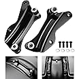AUFER Black 4 Point Docking Hardware Kit Compatible with for Touring Street Glide Electra Glide Road Glide Road King 2014-Later
