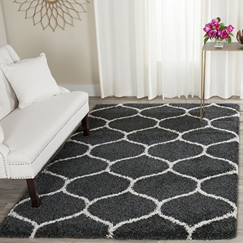 Buy SAFAVIEH Hudson Shag Collection Accent Rug 4' x 6', Dark Grey