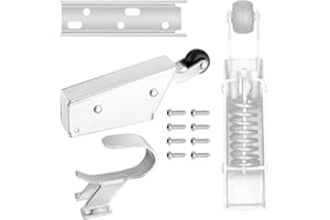 Spring Action Door Closer, Walkin Cooler Door Closer, Concealed Installation with Adjustable Hook and Matching Screws, Flush 