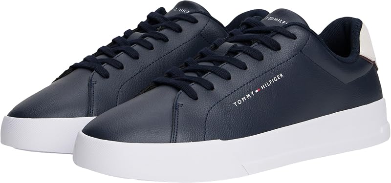 Court Sneaker Mujer Detail Essential de Piel, Azul (Desert Sky), 42 — foto 5 de 8